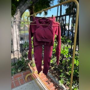 Fashion Nova 3pc Workout Set